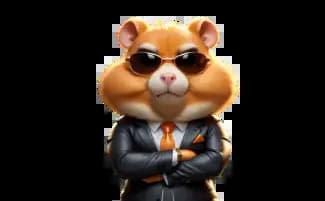 Hamster with glasses