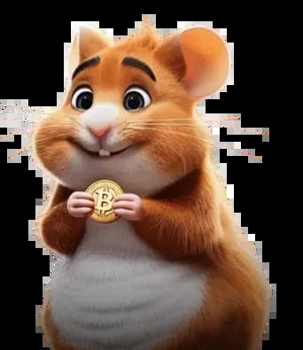 hamster with bitcoin coin